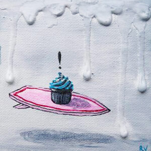 Cup Cake Surfing/SOLD